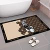 Nuevo Tapete de Piso Absorbente de Baño de Secado Rápido Antideslizante Antimanchas Tapete para Pies Alfombra para Puerta de Baño Hogar Baño Dormitorio