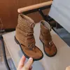 Sandalias de Dedo para Niñas Estilo Francés 2026 Verano Caladas con Hebilla de Cinturón Sandalias Romanas Elegantes Botines Cortos de Princesa