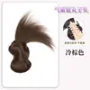 Peruca com coque de penas de galinha baixo, cabelo artificial, cor, prendedor, botão de flor, bob de cabelo, artefato de cabelo, peruca fofa, bolsa para peruca