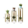 ¡Guau! Soporte de Hierro Estilo Nórdico Personalizado para Plantas para Sala de Estar, Uso en Casa, Decoración junto al Mueble de TV, Fabricante de Soporte de Flores de Pie