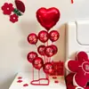 Conjunto de Decoração de Mesa Flutuante com Balões para Casamento Noivado Sala de Estar Quarto de Casamento Decoração de Mesa de Escritório Casa Nova Mesinha de Cabeceira Enfeites