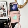 Funda plegable de cuero con patrón cruzado para Samsung ZFlip5, compatible con ZFlip4, ZFlip3 y ZFlip5.