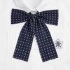 Saia Xadrez Jk Camisa Gravata Borboleta Corda Boxer Pena Gravata Borboleta Bolinhas Fofo e Doce Alça Longa Borboleta Grande Acessórios