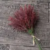 Fabricante de Flores Artificiales de Tallo Largo con Niebla Fina Flores Falsas Plantas Verdes Venta al por Mayor Decoración de Bodas Manualidades Transfronterizas Estilo Ins