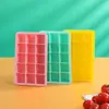 Forma de gelo de silicone para uso doméstico, forma de cubo de gelo para uísque, bandeja de gelo quadrada esférica para bebidas refrigeradas, caixa de gelo para viagens internacionais