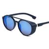 97373 Tendencia Europea y Americana Estilo Punk Nuevo Retro Gafas de Sol Redondas Gafas de Moda para Hombre y Mujer