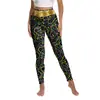 Calça de Carnaval Popular Transfronteiriça para Mulheres Europeias e Americanas Listras de Lantejoulas Contas Estampa Digital 3D Calça de Yoga Calça Esportiva