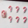 Série de Natal Decorações para Nail Art de Sobremesa Strass de Resina Estilo Festivo de Ano Novo Acessórios para Unhas Pirulito Bolo de Chocolate