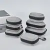 Bolsa de Armazenamento Eva em Estoque para Fones de Ouvido, Discos Rígidos Portáteis, Tecido de Floco de Neve, Microfone Lapela Sem Fio, Bolsa de Armazenamento Digital Eva, Unissex