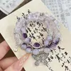 Pulsera de Borlas de Mariposa Estilo Chino Más Vendida Mismo Estilo que Xiaohongshu Aspecto Elegante Retro Fresco Mariposa Revoloteando Pulsera al por Mayor