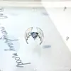 Pendientes de Aleación de Titanio F136 Corazón de Ángel Ala de Zirconia G23 Titanio Rosca Interna Joyería para Piercing de Labio Cabeza