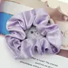 Elástico de Cabelo para Cólon Laser Transfronteiriço Faixa de Tecido Amazon Estilo K Pontos Pequenos que Mudam de Cor Elástico Combinando Flor de Cabelo Cordão de Cabelo