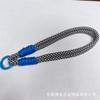 Cores criativas combinando cordão curto de poliéster tecido anti-perda pingente de copo para casais pingente de bolsa DIY cordão para celular lote