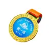 Nueva Medalla de Cristal para Reunión Deportiva Medalla de Metal Colgante Premio de Competición de Maratón Evento Medalla Honorífica para Niños Conmemoración