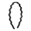 Diadema de Metal Negro Pintada en Spray Transfronteriza de Amazon para Hombre, Diadema Deportiva con Forma Grande de Cabeza en la Parte Trasera y Hebilla Superior de Calavera Alta