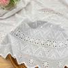 Algodão Puro Tecido de Algodão Solúvel em Água Bordado Cortado Tecido para Roupa Camisa Vestido Feminino Algodão Puro Bordado Perfurado Tecido