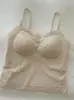 Zedaijiayi Oferece Ótimo Custo-Benefício! Estilo Puro e Sedutor para Meninas, Não Precisa Usar Sutiã, Bojo Fixo, Renda Macia, Lindo Top Costas