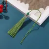 Pingente de Nó Chinês DIY com Borla Vazada em Forma de Grão de Arroz, Marcador de Página Estilo Antigo, Sachê, Acessórios de Decoração para Pen Drive, Atacado do Fabricante