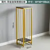 Estanterías de Flores Multicapa para Interiores Cuidadosamente Seleccionadas para Uso Doméstico, Estanterías para Macetas de Balcón en Sala de Estar, Estanterías Decorativas de Pie, Estanterías de Almacenamiento de Hierro Forjado Estilo Europeo