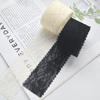 Tela de encaje ondulado de 4 cm con encaje con accesorios para el cabello hechos a mano, material para tocado, lazo casero DIY, horquilla