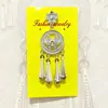 Accesorios de imán para refrigerador de la etnia Miao, piezas estilo chino de fénix y mariposa imitación plata, estilo étnico de plata Miao de nicho, pavo real, área escénica de Guizhou