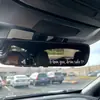 Comercio exterior ILU Conduce Seguro conducción segura vinilo impermeable pegatinas para coche coche universal pegatinas de decoración para espejo retrovisor