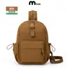 Bolso bandolera para senderismo, bolso de pecho multifuncional de doble uso, mochila pequeña ligera para viajes al aire libre, deportes, logotipo personalizable
