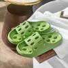 Sandalias Eva para Mujer, Uso Doméstico de Verano, Baño Suela Gruesa Antideslizante Pies No Apestosos y Pantuflas con Fugas Venta al Por Mayor Parejas Hombres