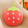 Almohada para dormir de dibujos animados de frutas para niñas, edredón de doble uso, almohada para la siesta de oficina, manta para coche, cojín para coche