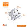 Clip de vidrio de aleación de aluminio soporte de vidrio ángulo recto clip laminado clip de fijación de baldosas cerámicas soporte de vidrio semicircular accesorios de ferretería