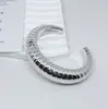 Nuevo brazalete geométrico irregular CCB dorado y plateado transfronterizo europeo y americano, traje de brazaletes de joyería exagerada con personalidad hip-hop para mujer