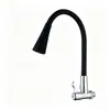Sudeste Asiático Brasil Plástico Preto Universal Horizontal Torneira Única Embutir Pia de Cozinha Torneira de Canto