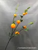 Simulação Laranja Árvore de Laranja Kumquat Sala de Estar Hotel Decoração Artificial Galho Falso Galho de Frutas Decoração Única Floral Fruta
