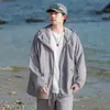 Serie Montaña Nuevo Conjunto de Ropa Deportiva de Verano para Exteriores con Protección Solar para Hombres y Mujeres, Ropa Casual Holgada Transpirable con Capucha para Protección Solar