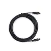 Linha de Áudio de Fibra Óptica Digital Amplificador de Áudio OD4.0 Linha de Fibra Óptica Porta Quadrada Oposta Linha de Fibra Óptica de Plástico Banhado a Ouro