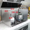 Partición a prueba de aceite de acero inoxidable transfronteriza, engrosada y resistente a altas temperaturas, para estufas de gas, tabla bloqueadora de aceite fácil de limpiar para cocina