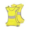Chaleco Reflectante Deportivo para Exterior Tejido Chaleco Reflectante de Seguridad Ropa Fluorescente Ropa de Seguridad Reflectante para Correr de Noche