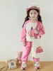 Wulibu-2026 Moda Nueva y Elegante de Primavera y Otoño, Sudadera con Estampado de Dibujos Animados y Mangas Raglán para Niños, Moda Trendy para Niñas