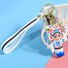 Fabricante de Llaveros de Pegamento de PVC Personalizado Colgante de Villano de Ópera Adornos Silicona Muñeco de Dibujos Animados Pegamento Suave Estilo Chino