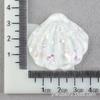Grandes lantejoulas shell acessórios de resina vieira creme cola capa de telefone DIY geladeira patch iy chaveiro pingente