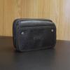 Riñonera para ancianos Bolsa para teléfono móvil Riñonera colgante Funda de cuero Cubierta protectora universal para teléfono móvil Riñonera con tapa Cremallera