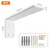 Soporte de Pared para Estante Código de Esquina para Partición Marco de Soporte Triangular de Carga Madera en Forma de L Estante de Almacenamiento Colgante Fijo Venta al por Mayor