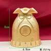 Ornamento de Barco Dragão Duplo com Três Velas Navegando Suavemente, Artesanato em Ouro de Areia, Ornato de Veleiro, Decoração de Casa de Sala de Estar de Alta Qualidade