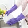 Guantes de Goma para Tareas Domésticas para Limpieza de Cocina, Lavandería del Hogar, Lavavajillas, Resistentes al Desgaste, Engrosados, Duraderos, Limpieza del Hogar, Forrados con Felpa