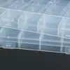 Caja de plástico desmontable y fija de 24 compartimentos para guardar tornillos y piezas de ferretería, caja de almacenamiento de escritorio para cuentas, joyería y equipo de pesca