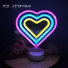 Lâmpada de Mesa para Modelagem LED Neon Transfronteiriça Lâmpada de Atmosfera Celebridade da Internet Decoração de Quarto para Festas de Natal Lanterna