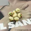 Botones de Resina de Colores con Forma de Flor, Botones Étnicos Estilo Chino Hanfu, Traje Tang, Cheongsam, Accesorios para Ropa