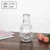 Juego de Jarrones de Vidrio Transparente de Lujo Ligero con un Toque de Alta Gama para Arreglos Florales, Jarrón de Vidrio Hidropónico Decoración de Escritorio