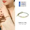 Pulseira Tecida de Prata Esterlina S925 com Esmalte Frio Paisagem de Fujian e Guangdong para Mulheres, Nova Joia de Pulseira com Design Simples Estilo Chinês