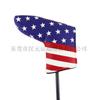 Venda direta da fábrica e-commerce transfronteiriço Capa protetora para cabeça de taco de golfe Capa para haste de empurrar de uma palavra Bandeira americana